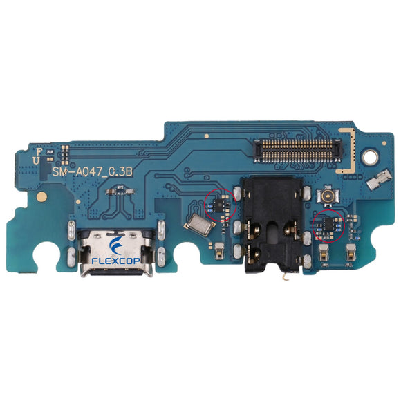 Flex centro puerto de carga para Galaxy A04S A047 con IC