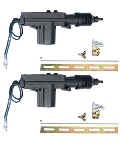 2 Pzas actuador seguros electrico para puerta cerradura de auto 12V 4A Universal