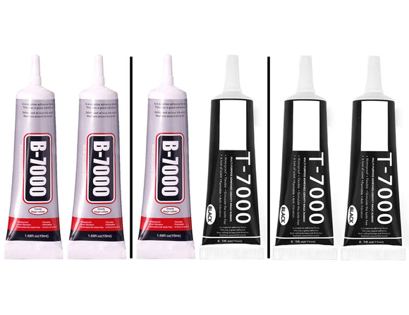 2 Adhesivo pegamento marco celular pantalla T7000 B7000 15ML