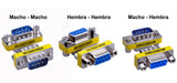 Adaptador cople cambiador genero macho hembra VGA