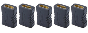 5 Conectores coples HDMI Full HD conexión extensión