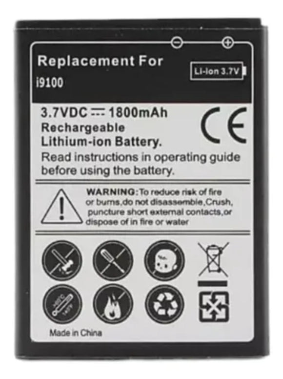 Bateria Pila para Galaxy S2 i9100 1800mah