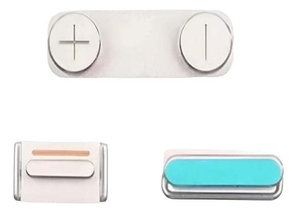 Kit juego botones encendido volumen mute para iPhone 5 / 5S / 8 / 8 Plus / X