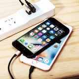 Cable lightning codo para Baseus dual iPhone negro aluminio iPad