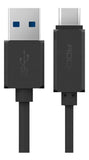 Cable carga USB C para Rock quick charge carga rápida 1 M