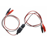 2 cables usb hembra + macho con caiman 60CM 3A 5V