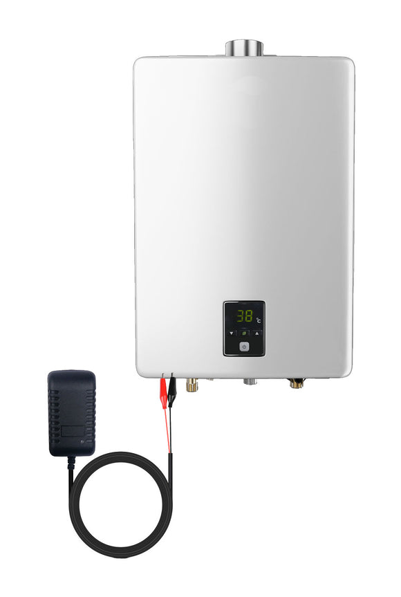 Eliminador adaptador batería boiler calentador agua paso