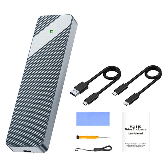 Tarjeta enclosure adaptador USB C 3.2 NVME M.2 Gen2 Pcie SSD 10gbps