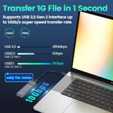 Tarjeta enclosure adaptador USB C 3.2 NVME M.2 Gen2 Pcie SSD 10gbps