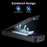 Tarjeta adaptador enclosure USB C PCIe 3.2 NVME M.2 SSD 10gbps B + M