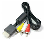 Cable audio video RCA AV para Playstation 1 2 3 Ps1 Ps2 Ps3