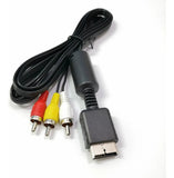 Cable audio video RCA AV para Playstation 1 2 3 Ps1 Ps2 Ps3