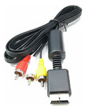 Cable audio video RCA AV para Playstation 1 2 3 Ps1 Ps2 Ps3