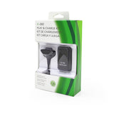 Kit carga y juega para Xbox 360 4800mah cable + batería