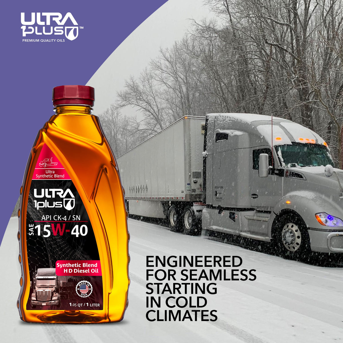 Aceite Ultra1Plus 15W-40 Semi Sintetico Diesel API CK-4/SN 4.73L UL206 ...