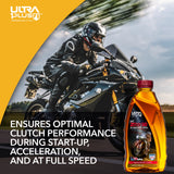 Aceite Ultra1Plus 20W-50 4T Moto Semi Sintético API SL JASO MA2 946ML UL402