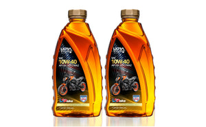2 Aceite Ultra1Plus 10W-40 4T Moto Full Sintético API SN JASO MA2 2L UL409