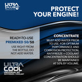 Anticongelante Ultra1Plus Europeo Asiático  Universal Azul Concentrado 3.78L UL910
