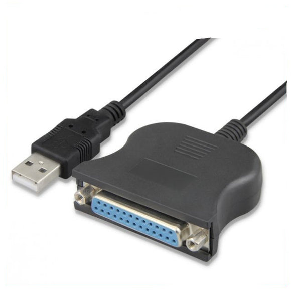 Cable para impresora USB 2.0 - Paralelo DB25 25 pin IEEE 1284 1.8 metros