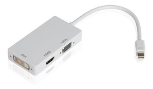 Cable adaptador video Mini Display Port a HDMI VGA DVI