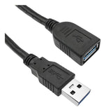 Cable extensión USB 2.0 3M azul