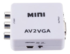 Adaptador convertidor video AV- VGA AV2VGA