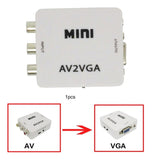 Adaptador convertidor video AV- VGA AV2VGA