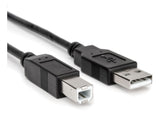 Cable USB 2.0 para impresora escaner A/B macho de 1.5m