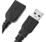 Cable extensión USB 2.0 3M negro