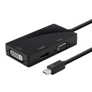 Cable adaptador video Mini Display Port a HDMI VGA DVI